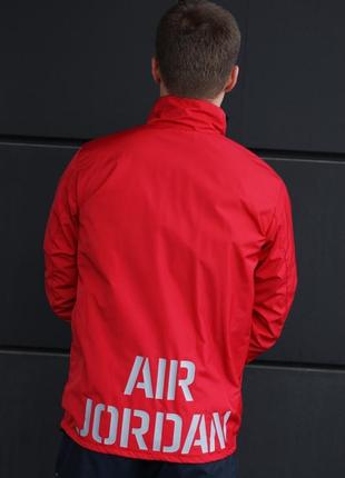 Чоловіча куртка вітровка анорак nike air jordan7 фото