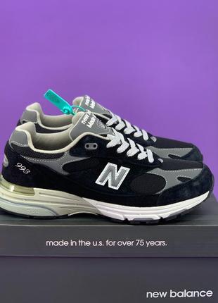 🔥кросівки чоловічі жіночі new balance 993 black