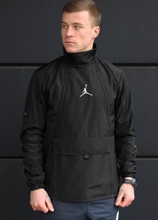 Мужская куртка ветровка анорак nike air jordan1 фото