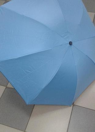 Зонт механический 23 см снизу черний с цветами