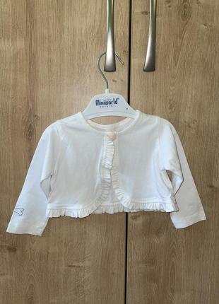 Ошатне болеро woijcik для дівчинки 74 зріст 6-9 міс