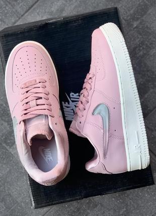 🔥кроссовки женские nike air force 1pink8 фото