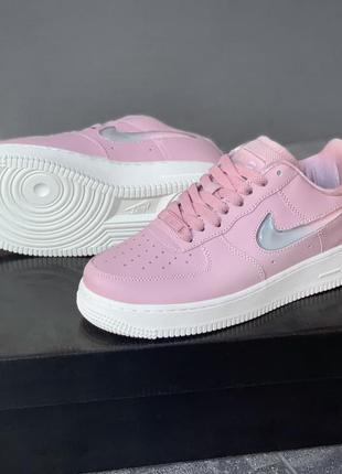 🔥кроссовки женские nike air force 1pink10 фото