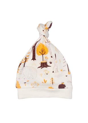 Шапочка молочна чарівний ліс вузол 1686- tm mishka
