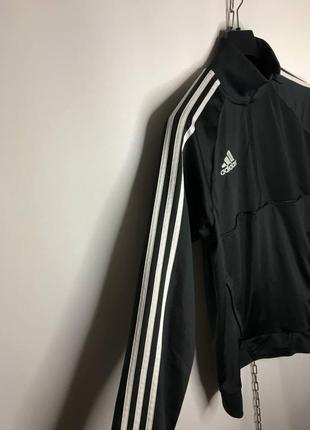 Оригинальная очень крутая спортивная кофта adidas originals 1/4 худи4 фото