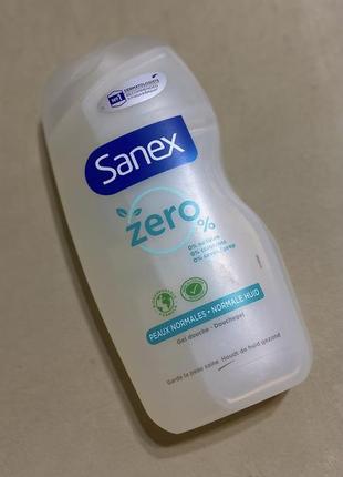 Гель для душу zero% normal skin shower gel sanex1 фото