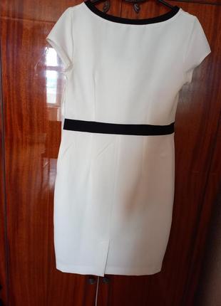 Біла сукня футляр2 фото