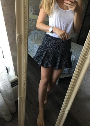 Юбка горошек