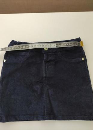 Вельветова спідничка на дівчинку 7-8 років