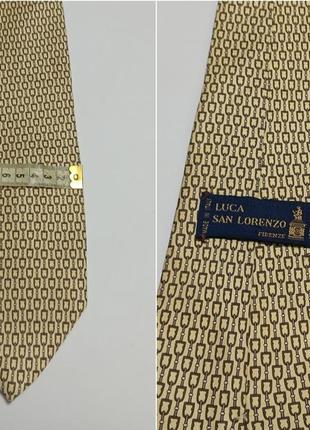 Luca san lorenzo, firenze шелковый галстук, италия.4 фото