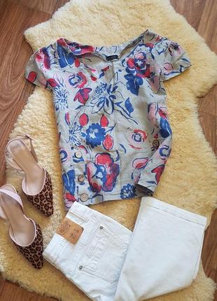 Топ из 100 % льняной ткани