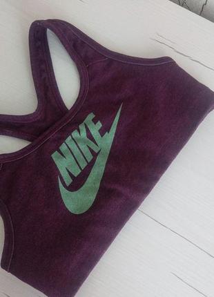 Хлопковый подростковый бра топ nike dri-fit