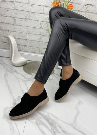 Женские черные туфли2 фото