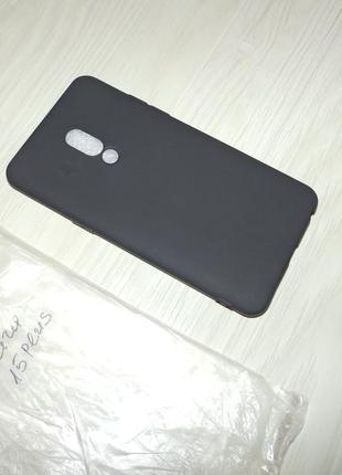 Чохол для meizu 15 plus m891h (black)2 фото