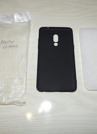 Чохол для meizu 15 plus m891h (black)3 фото