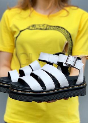 🔥сандалии женские dr. martens sandals white4 фото