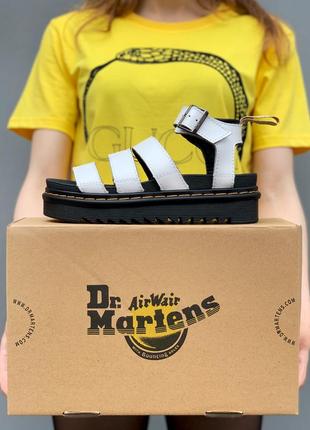 🔥сандалии женские dr. martens sandals white1 фото