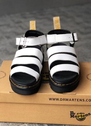 🔥сандалии женские dr. martens sandals white8 фото