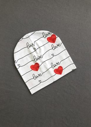Шапка трикотажна лав