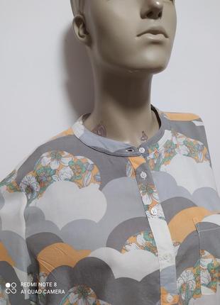 Сорочка блуза жіноча з довгими рукавами next розмір 18/ l-xl5 фото