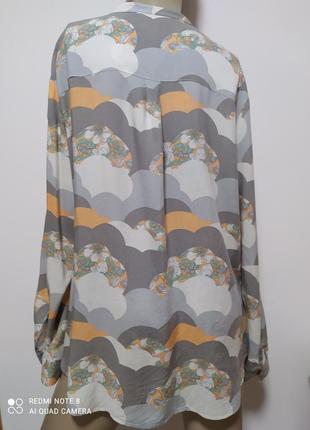 Сорочка блуза жіноча з довгими рукавами next розмір 18/ l-xl2 фото