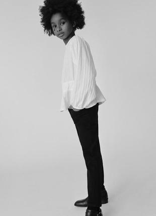 Текстурована блузка zara 8-128 9-134 2