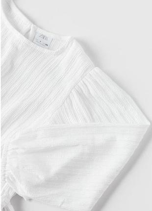 Текстурована блузка zara 8-128 9-134 4