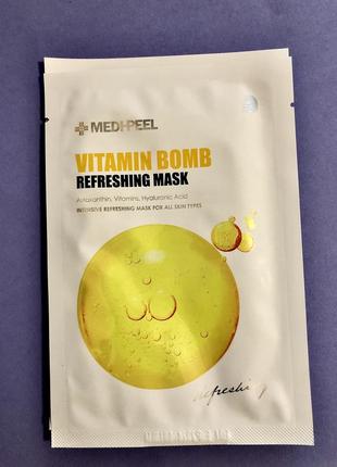 Вітамінна тканинна маска, 25 мл medi-peel vitamin bomb refreshing  mask