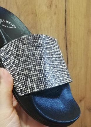 Италия сланцы со стразами, шлепки, шлепанцы casta&dolly 36 р