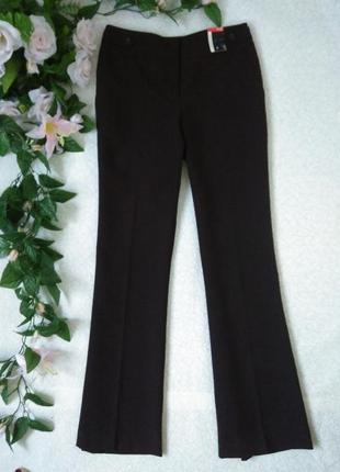 Новые, классические темно-коричневые брюки со стрелками