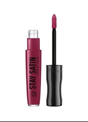 Rimmel stay satin атласна помада блиск (відтінок 800 rad 5,5 мл)2 фото