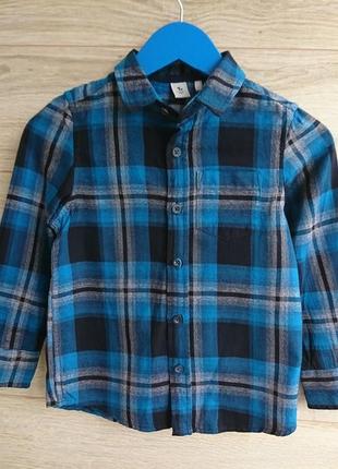 Сорочка в клітку tu 3-4г бавовна