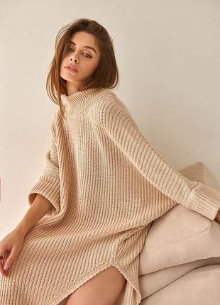 Шикарний светр сукня / шикарное платье свитер7 фото