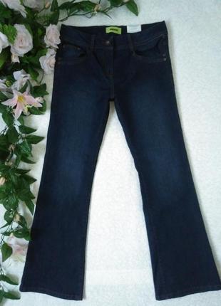 Новые, темно-синее джинсы классического фасона, 12-й размер