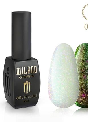 Гель лак milano chameleon № 01