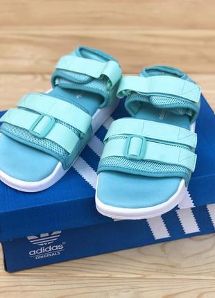 🔥босоножки женские adidas adilette sandals mint3 фото