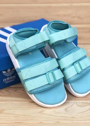 🔥босоножки женские adidas adilette sandals mint2 фото