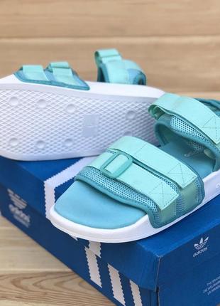🔥босоножки женские adidas adilette sandals mint6 фото