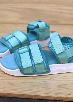 🔥босоножки женские adidas adilette sandals mint7 фото