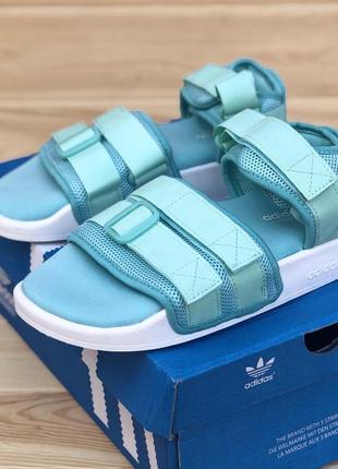 🔥босоножки женские adidas adilette sandals mint4 фото