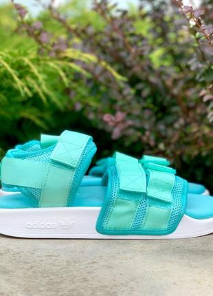 🔥босоножки женские adidas adilette sandals mint9 фото
