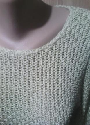 Милий оливковий светрик з акрилової нитки р м