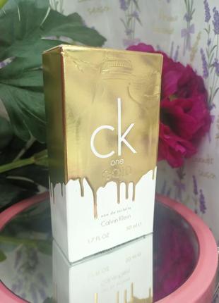 Calvin klein one gold туалетна вода 50 ml1 фото