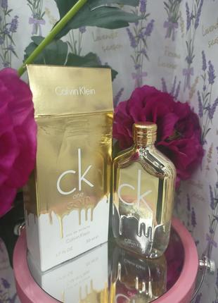 Calvin klein one gold туалетна вода 50 ml2 фото