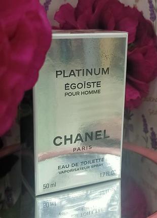 Туалетна вода для чоловіків chanel egoiste platinum 50 мл