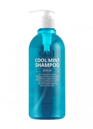 Освежающий шампунь с ментолом esthetic house cp-1 cool mint shampoo1 фото