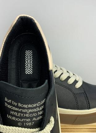 Кеді чоловічі чорні шкіряні літні,демі,літо,осінь/кеді чоловічі літні,осінні,весняні чорні