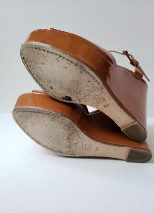 Лаковые босоножки сандали на платформе michael kors орининал из америки 385 фото