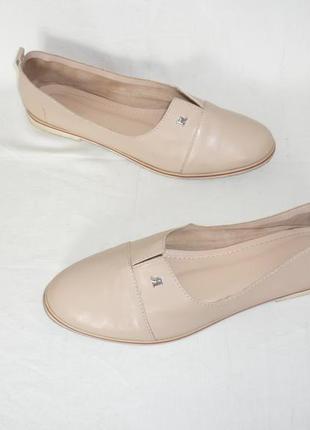 М'які легенькі туфлі балетки рожево-бежевого кольору мягкие туфли балетки р 401 фото