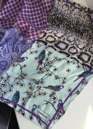 Шовковий платок codello шелковый платок, шов роуль шовк